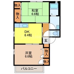 ヴィラ清泉　C棟の物件間取画像